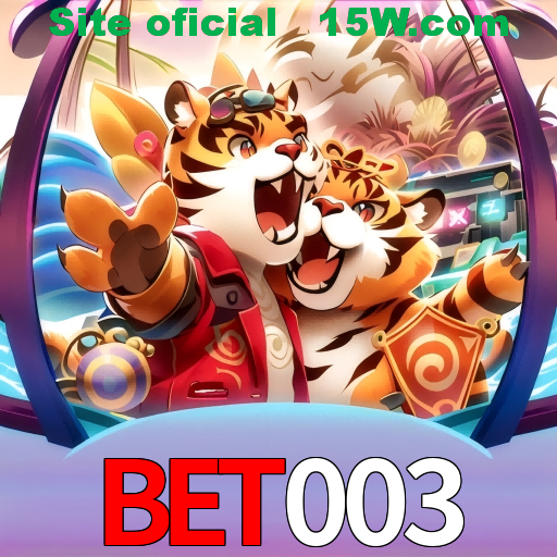 Imagem promocional da Bet003 mostrando a plataforma e suas vantagens